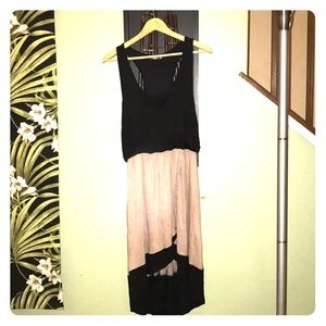 Sleeveless Razorback Waterfall dress - sz XL